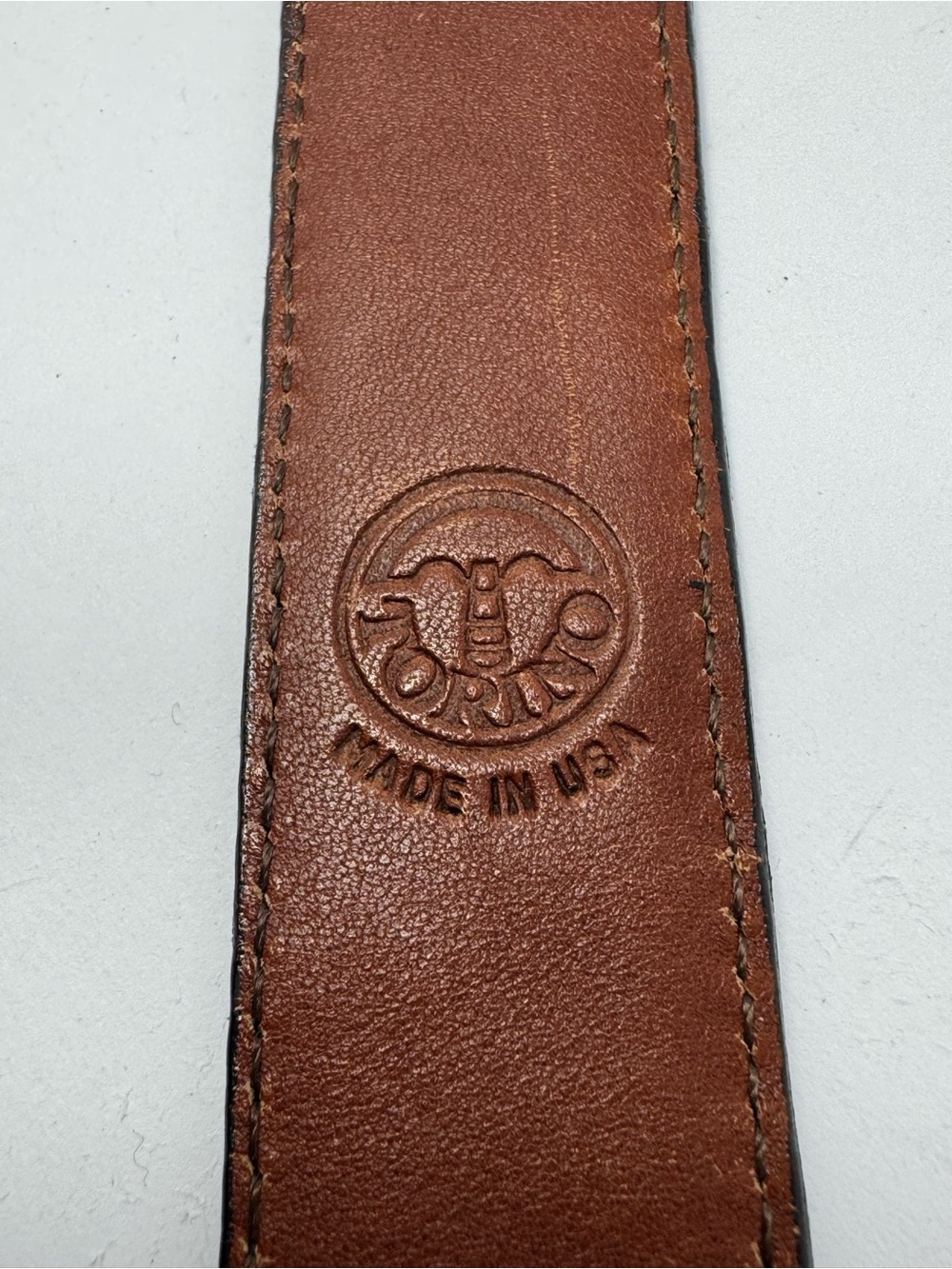 Torino American Alligator Mens 36 (34) Black Belt Paul Stuart Buckle Made in USA - Picture 3 of 10
